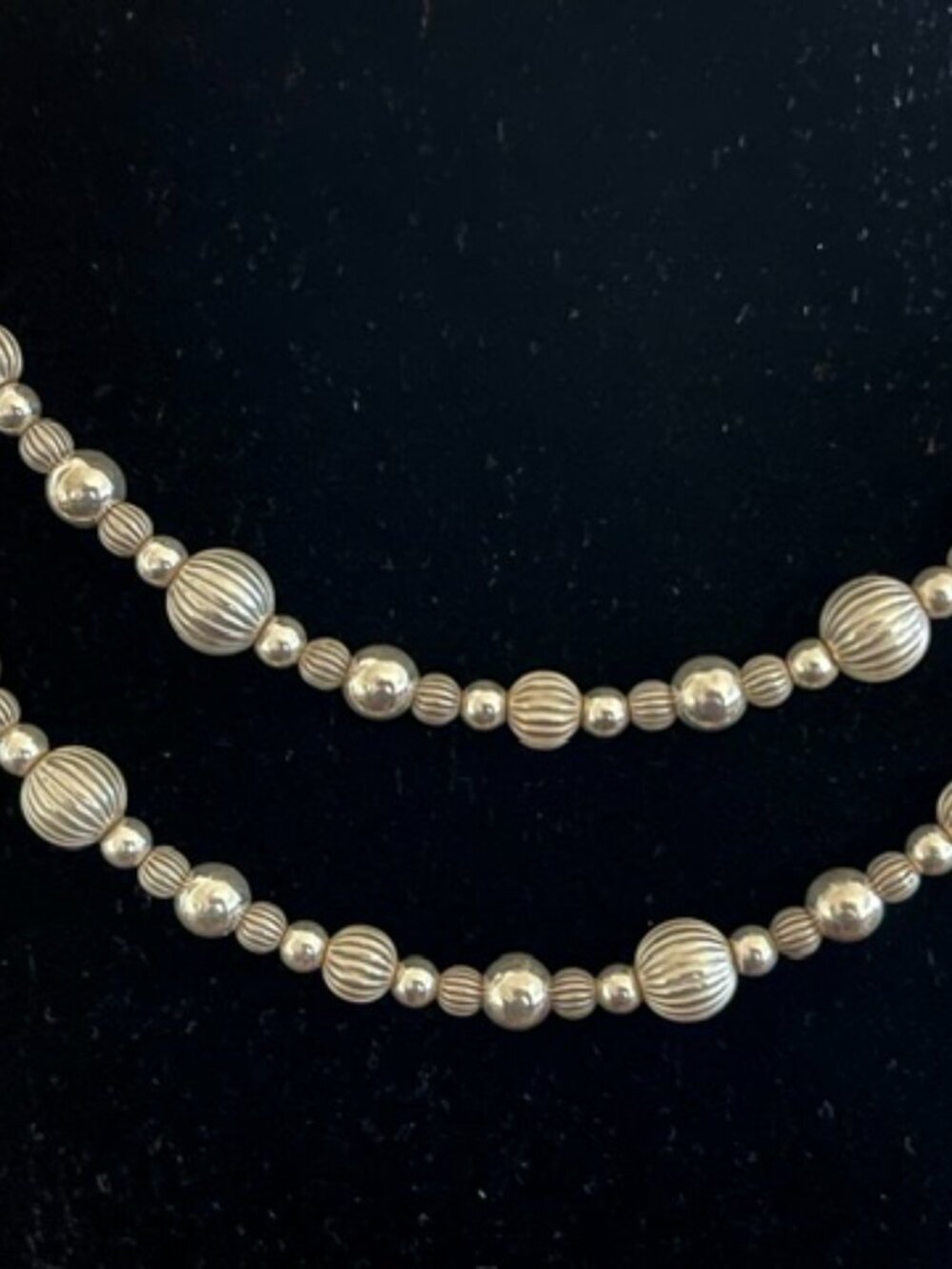 Carolyn Pollak Sterling Silver Necklace 30" + - Picture 4 of 7